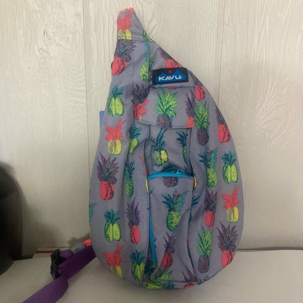 KAVU Mini Rope Sling Pack - Women’s Pineapple Pop bag.
